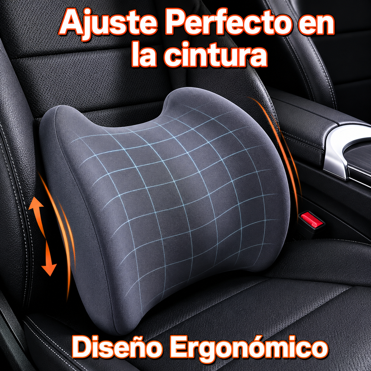 Set Cojines Soporte Lumbar y Cuello para Carro