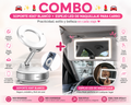 Combo espejo LED y soporte K007 blanco